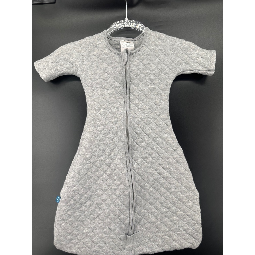 Halo SleepSack Easy Transition Quilted Wearable Blanket Gray 6-9 Months M